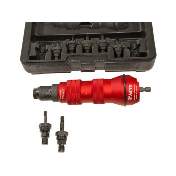   szegecsanya behúzó adapter fúrógéphez/behajtó géphez, 10 darabos