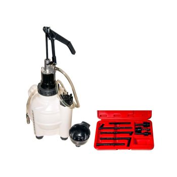   (automata) váltóolaj feltöltő pumpa 8db adapterrel, 9.5 literes