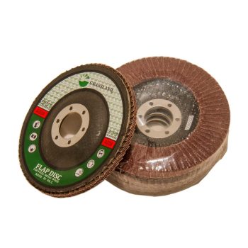 lamellás csiszolókorong, kúpos, 80-as szemcse, 125x22.2mm