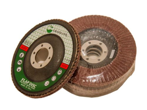 lamellás csiszolókorong, kúpos, 80-as szemcse, 125x22.2mm