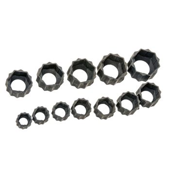   Rászorult/külső sérült csavar leszedő csillagkulcs adapter készlet, 8-19mm, 12 darabos