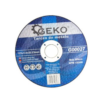 Geko vágókorong fémhez, 125x1,0x22,23mm