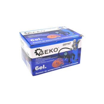   Geko kompresszor tartozék készlet szelepvégekkel, 6 részes
