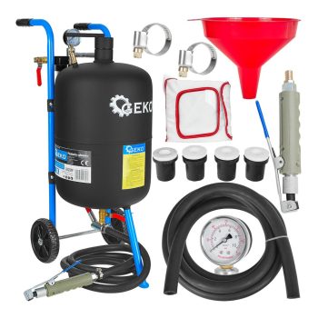 Geko homokfúvó gép, nyomott tartályos, 40l, 8bar
