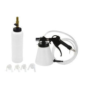   Geko vákuumos fék légtelenítő készlet adapterekkel, 0.75l