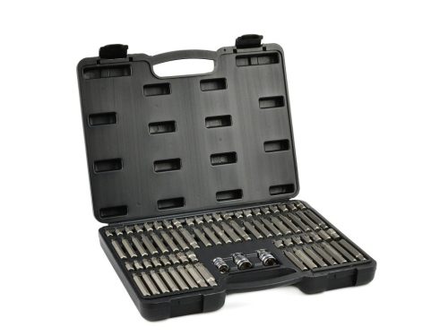 Geko Torx spline hatlapú bit készlet, 75db