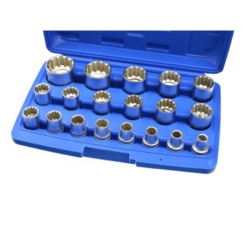   Geko univerzális dugókulcs készlet 1/2", 8-32mm, 19 darabos