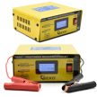 Geko mikroprocesszoros akkutöltő, 12/24V, 10A, 3-150Ah