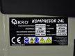 Geko kompresszor, olajos, 2.5LE, 24L, 8bar