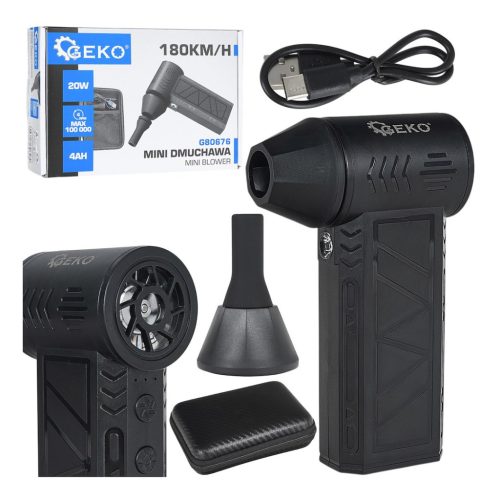 Geko COMPACT Mini akkus légfúvó (7.4V, USB-C, LED)