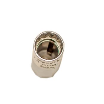crowafej gyertyához, rövid, 14mm-es, 3/8"