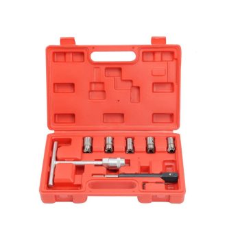 Porlasztócsúcs (injektor) fészekmaró készlet, 8 darabos