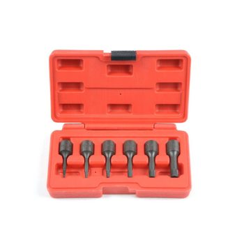  elnyalt/belső sérült csavar kitekerő dugókulcs készlet, 3/8", 6 darabos