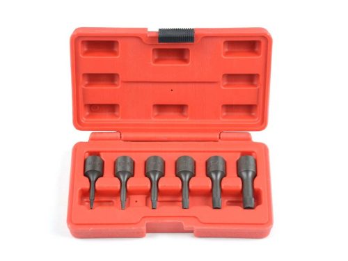elnyalt/belső sérült csavar kitekerő dugókulcs készlet, 3/8", 6 darabos