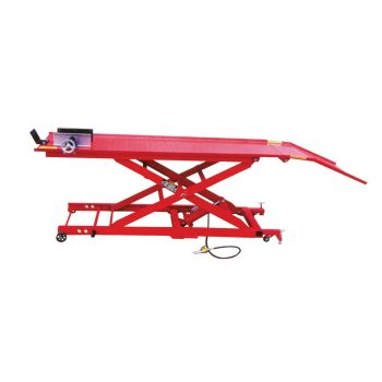 hidro-pneumatikus motorkerékpár emelő, 450kg