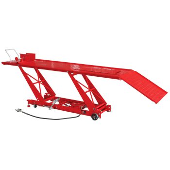 hidro-pneumatikus motorkerékpár emelő, 450kg