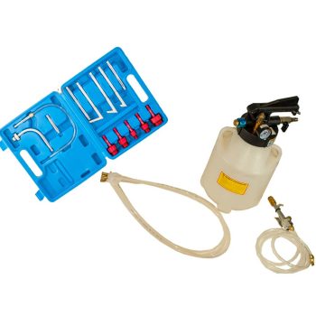   (automata) váltóolaj felöltő pumpa (pneumatikus) 13db adapterrel, 6l